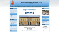 Desktop Screenshot of comunedipadernoponchielli.gov.it